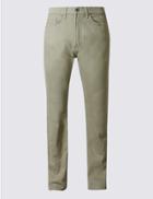 Marks & Spencer Regular Fit Water Resistant Jeans Stone