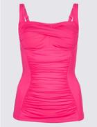 Marks & Spencer Padded Bandeau Tankini Top Pink