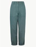 Marks & Spencer Cargo Trousers Smokey Blue