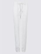 Marks & Spencer Linen Rich Peg Trousers Soft White