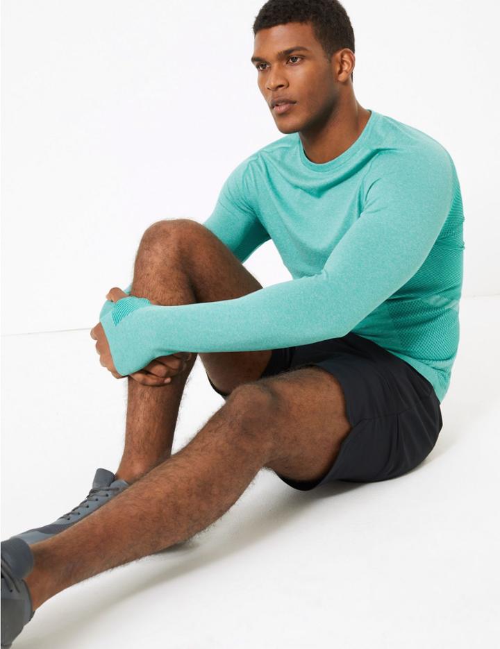 Marks & Spencer Active Printed T-shirt Jade