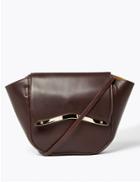 Marks & Spencer Leather Crossbody Bag Coffee