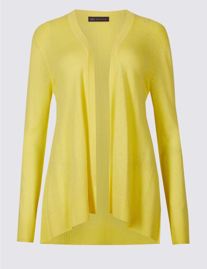 Marks & Spencer Long Sleeve Cardigan Mimosa