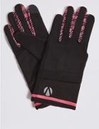 Marks & Spencer Printed Running Gloves Pink Mix
