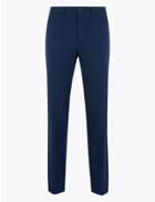 Marks & Spencer Tailored Fit Stretch Trousers Indigo