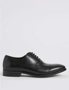 Marks & Spencer Leather Lace-up Oxford Shoes Black