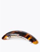Marks & Spencer Resin Curve Hair Clip Brown Mix