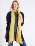 Marks & Spencer Crinkle Scarf Yellow
