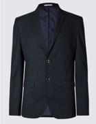 Marks & Spencer Modern Slim 2 Button Jacket Navy