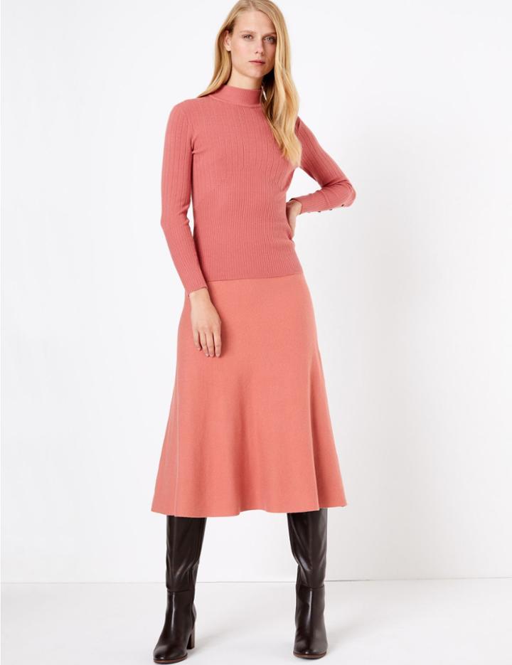 Marks & Spencer Knitted Fit & Flare Skirt