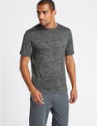 Marks & Spencer Slim Fit Textured Crew Neck T-shirt Dark Grey