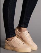 Marks & Spencer Lace Up Trainers With Insolia Flex&reg; Nude