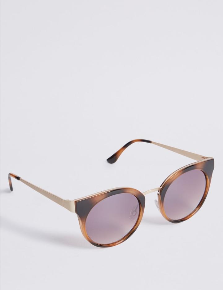 Marks & Spencer Preppy Cat Eye Sunglasses Black Mix