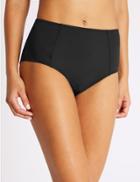 Marks & Spencer Secret Slimming&trade; High Waisted Bikini Bottoms Black