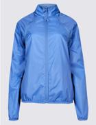 Marks & Spencer Quick Dry Long Sleeve Jacket Cornflower