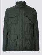 Marks & Spencer 4 Pocket Jacket With Stormwear&trade; Khaki