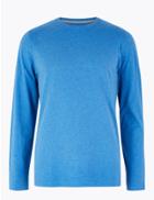 Marks & Spencer Pure Cotton T-shirt Royal Blue