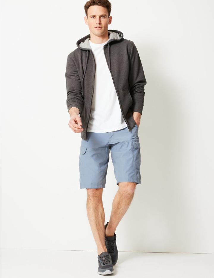 Marks & Spencer Trekking Shorts With Stormwear&trade; Mid Blue