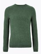 Marks & Spencer Crew Neck Jumper Green