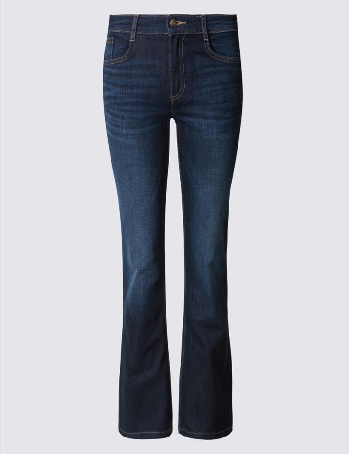 Marks & Spencer Petite Slim Bootcut Jeans Indigo/indig. Mix