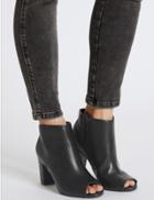 Marks & Spencer Block Heel Ankle Boots With Insolia&reg; Black