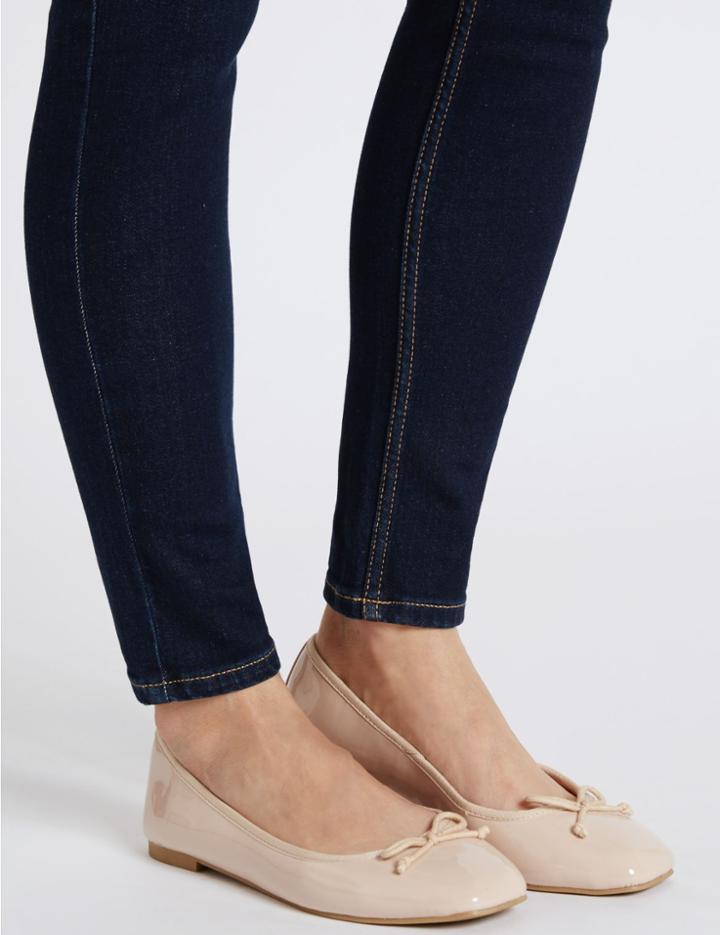 Marks & Spencer Bow Pumps With Insolia Flex&reg; Nude