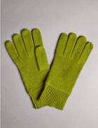 Marks & Spencer Pure Cashmere Gloves Lime