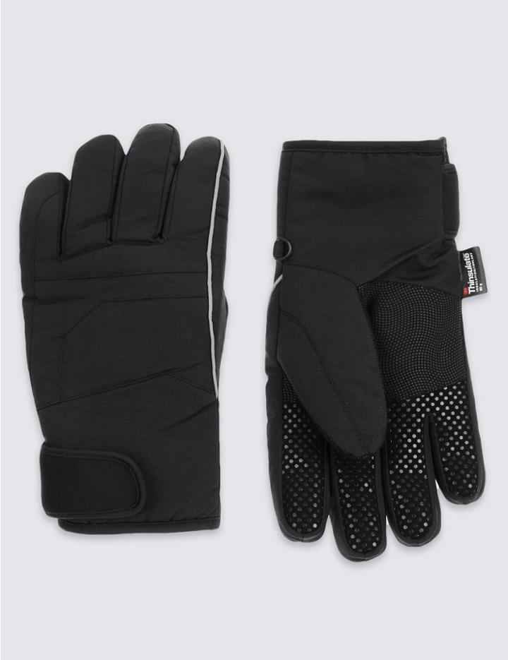 Marks & Spencer Performance Ski Gloves Black