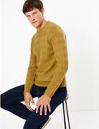 Marks & Spencer Striped Texture Jumper Ochre