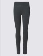 Marks & Spencer Cotton Rich Leggings Charcoal