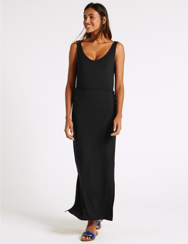 Marks & Spencer Sleeveless Maxi Dress Black