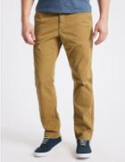 Marks & Spencer Slim Fit Cotton Rich Authentic Chinos Mustard