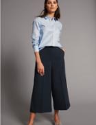 Marks & Spencer Cropped Culottes Navy