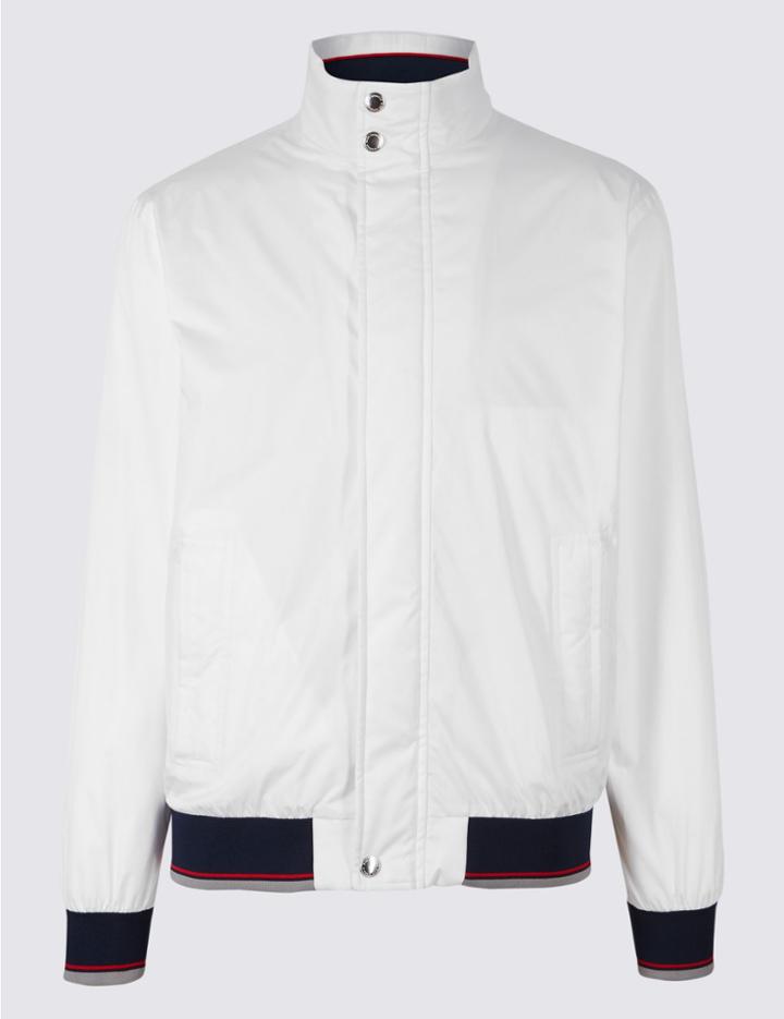 Marks & Spencer Regatta Bomber Jacket With Stormwear&trade; White