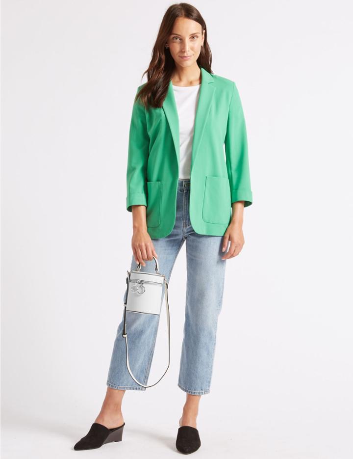 Marks & Spencer Faux Leather Barrel Cross Body Bag White