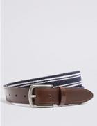 Marks & Spencer Stitch Detail Belt Navy