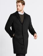 Marks & Spencer Revere Coat Black
