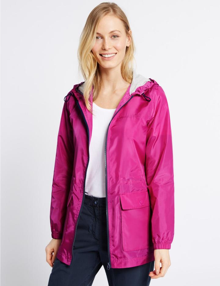 Marks & Spencer Parka Coat With Stormwear&trade; Fuchsia