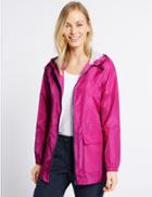 Marks & Spencer Parka Coat With Stormwear&trade; Fuchsia