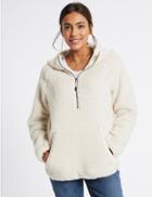 Marks & Spencer Textured Fleece Jacket Neutral