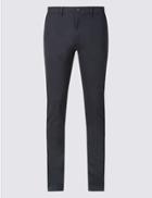 Marks & Spencer Skinny Fit Cotton Rich Chinos Navy