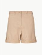 Marks & Spencer Pure Cotton Chino Shorts Neutral