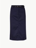 Marks & Spencer A-line Skirt Navy