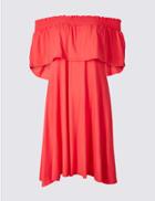 Marks & Spencer Half Sleeve Bardot Dress Flame