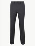 Marks & Spencer Skinny Trousers With Stretch Charcoal