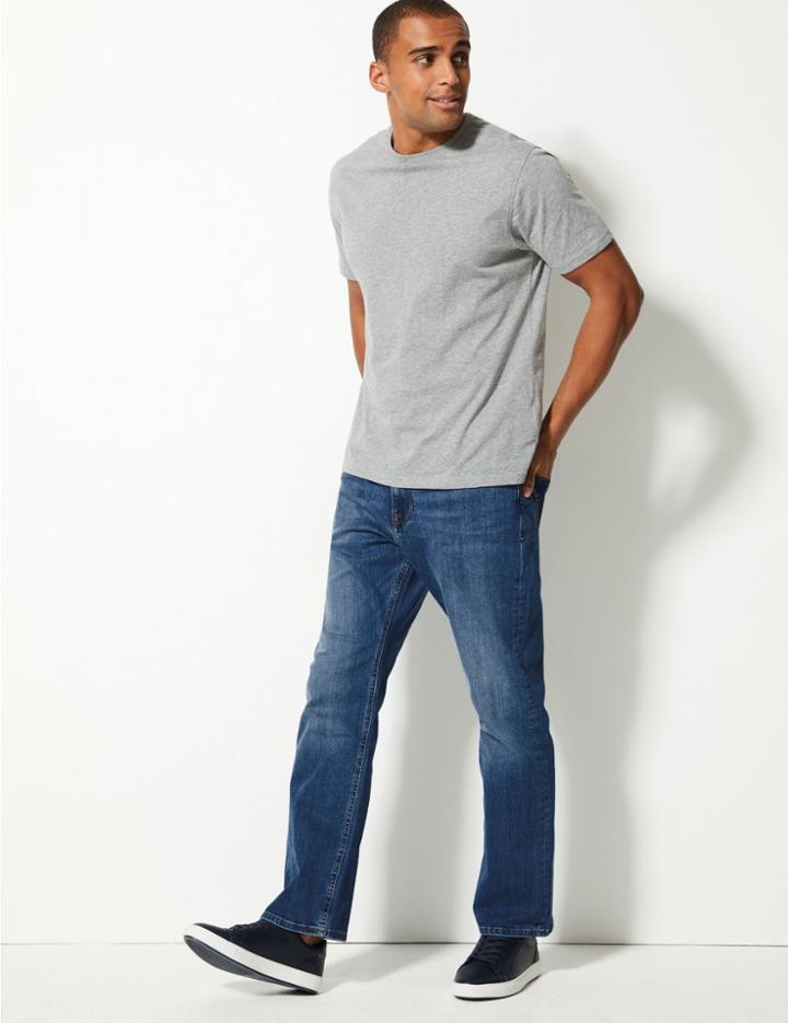Marks & Spencer Straight Fit Stretch Jeans