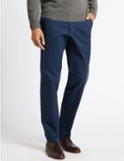 Marks & Spencer Cotton Rich Stretch Chinos Air Force Blue