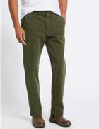 Marks & Spencer Slim Fit Authentic Chinos With Stretch Khaki