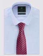 Marks & Spencer Pure Silk Elephant Print Tie Red Mix