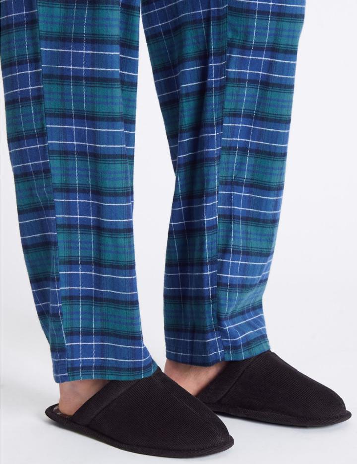 Marks & Spencer Bump Toe Slippers With Thinsulate&trade; Navy